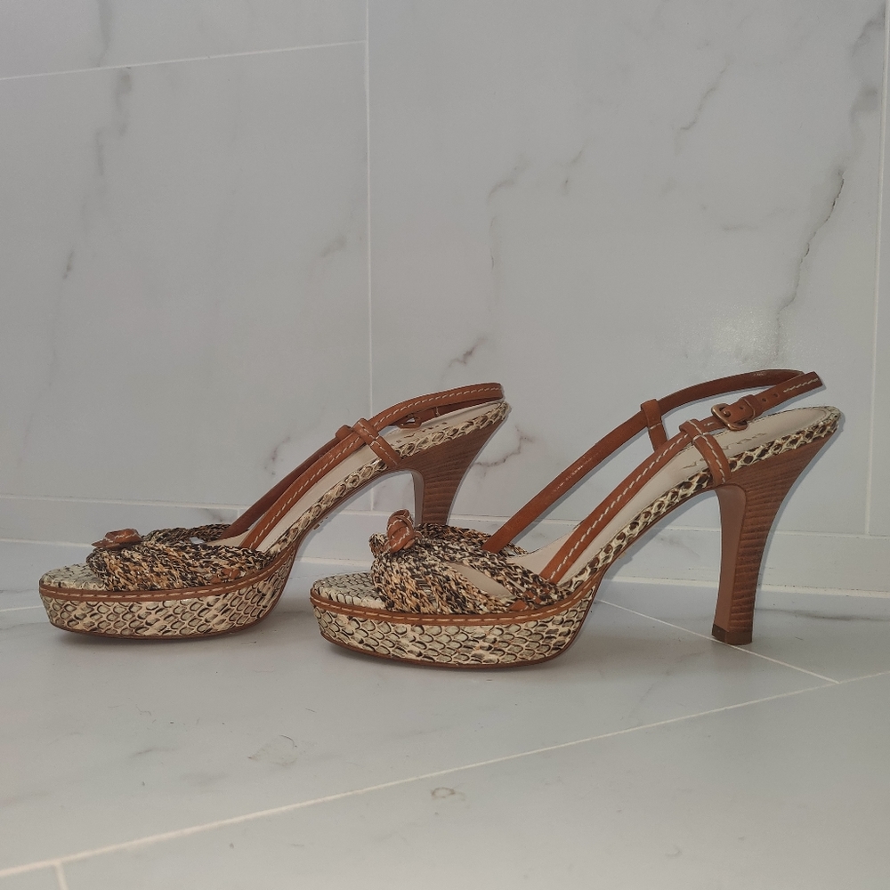 Snakeskin Prada Heels